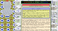 Desktop Screenshot of futbolnostalgia.com